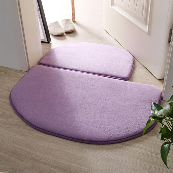 bath mats thincken floor mat 2pcs/set semicircular bathroom carpet doormat for living room non slip kitchen solid rug bedroom pad
bath mats thincken floor mat 2pcs/set semicircular bathroom carpet doormat for living room non slip kitchen solid rug bedroom pad