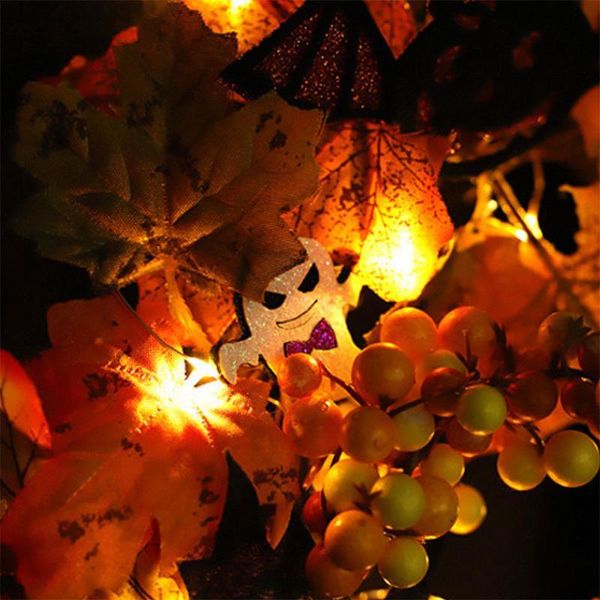strings pumpkin berry wreath halloween autumn gift party lamp scary with led light home decor door
strings pumpkin berry wreath halloween autumn gift party lamp scary with led light home decor door