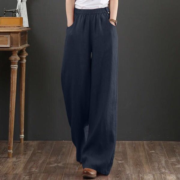 women's pants & capris solid trousers zanzea kaftan wide leg casual elastic waist long pantalon palazzo female pockets turnip plus size, Black;white
women's pants & capris solid trousers zanzea kaftan wide leg casual elastic waist long pantalon palazzo female pockets turnip plus size, Black;white