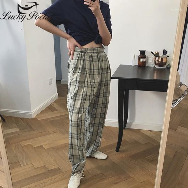 women spring summer fashion plaid loose wide leg pants female casual brand trousers ladies slim m318 women's & capris, Black;white
women spring summer fashion plaid loose wide leg pants female casual brand trousers ladies slim m318 women's & capris, Black;white