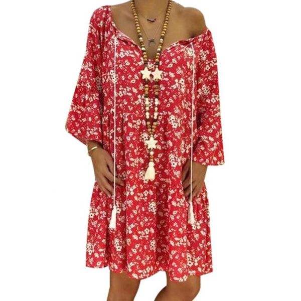 casual dresses 70% 2021 women summer bohemian floral print loose deep-v 3/4 sleeve midi dress, Black;gray
casual dresses 70% 2021 women summer bohemian floral print loose deep-v 3/4 sleeve midi dress, Black;gray