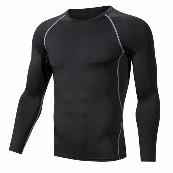 running jerseys men compression t shirt fitness tight long sleeve sport tshirt workout jogging shirts training tees gym sportswear, Black;blue
running jerseys men compression t shirt fitness tight long sleeve sport tshirt workout jogging shirts training tees gym sportswear, Black;blue
