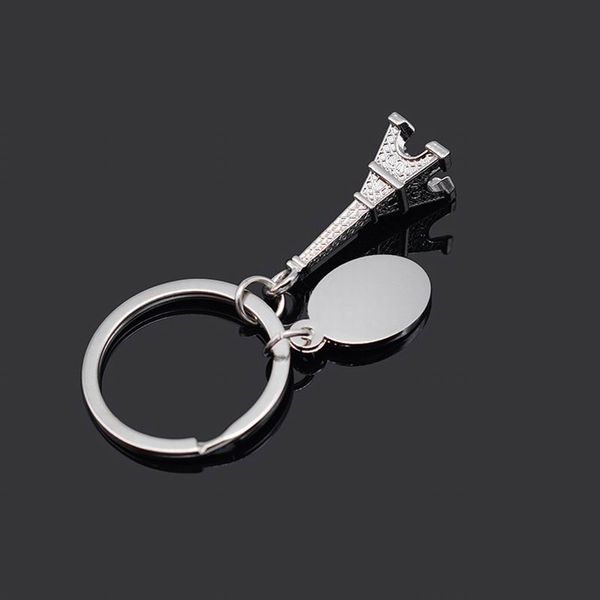 

car keychain eiffel tower keychain metal key ring creative key holder key chain keyring auto accessories, Slivery;golden
