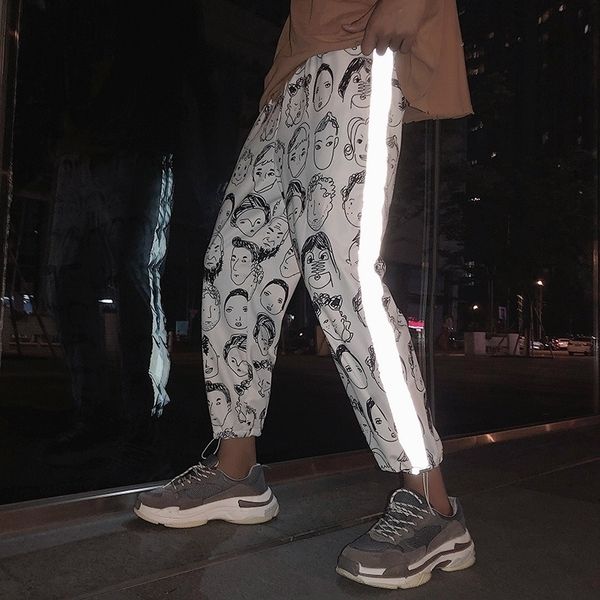 houzhou reflective harem gothic pants women hip hop streetwear ankle length trousers plus size mid loose pencil pantalon female 201119, Black;white
houzhou reflective harem gothic pants women hip hop streetwear ankle length trousers plus size mid loose pencil pantalon female 201119, Black;white