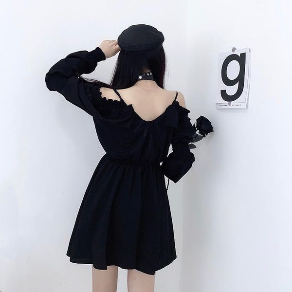 casual dresses women dress plus size 4xl lace up black autumn 2021 high waist femme off shoulder long sleeve gothic clothes, Black;gray
casual dresses women dress plus size 4xl lace up black autumn 2021 high waist femme off shoulder long sleeve gothic clothes, Black;gray