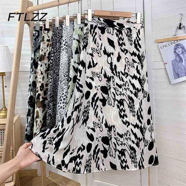 women streetwear chiffon skirt summer vintage a line leopard printed midi skirts ladies high waist bottoms 210525, Black
women streetwear chiffon skirt summer vintage a line leopard printed midi skirts ladies high waist bottoms 210525, Black