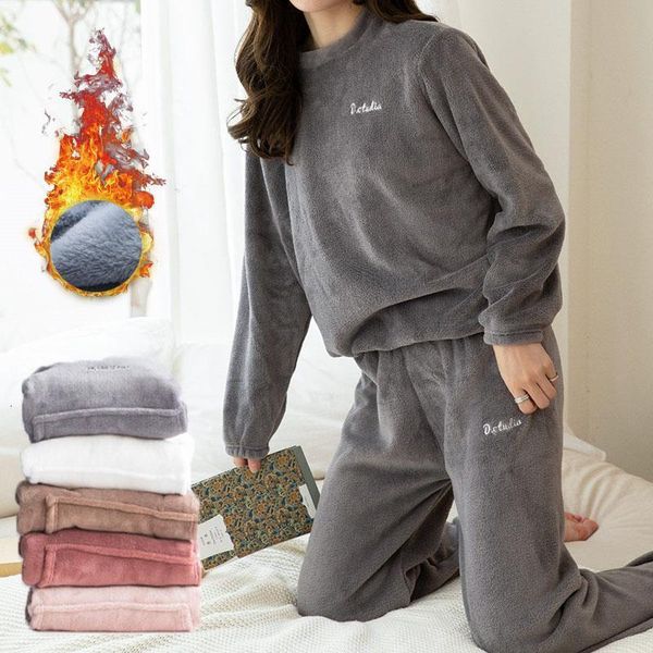 women's pajama set warm flannel pajamas sleepwear homewear thick winter velvet female plush pyjamas suit sweatshirt hoodies, Black;red
women's pajama set warm flannel pajamas sleepwear homewear thick winter velvet female plush pyjamas suit sweatshirt hoodies, Black;red