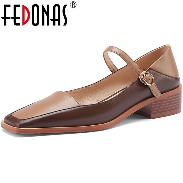 fedonas mary jane shoes for women mixed colors buckle thick heels pumps female genuine leather square toe fashion shoes woman, Black
fedonas mary jane shoes for women mixed colors buckle thick heels pumps female genuine leather square toe fashion shoes woman, Black