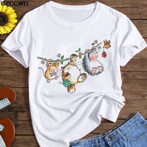 naughty animal friends funny print summer vogue cartoon t-shirt loose t shirt women harajuku casual tshirt korean cute tees, White
naughty animal friends funny print summer vogue cartoon t-shirt loose t shirt women harajuku casual tshirt korean cute tees, White