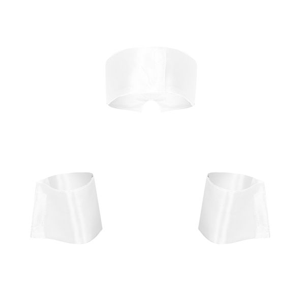 mens erotic waiter cosplay costume sissy bowknot collar and cuffs lingerie set gay maid role play uniform accessories, Black;white
mens erotic waiter cosplay costume sissy bowknot collar and cuffs lingerie set gay maid role play uniform accessories, Black;white