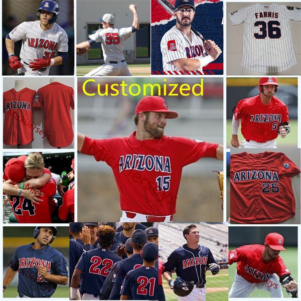 ncaa custom arizona wildcats baseball jersey scott kingery farris johnny field rob refsnyder joey rickard konner jacob berry daniel susac ka, Black
ncaa custom arizona wildcats baseball jersey scott kingery farris johnny field rob refsnyder joey rickard konner jacob berry daniel susac ka, Black