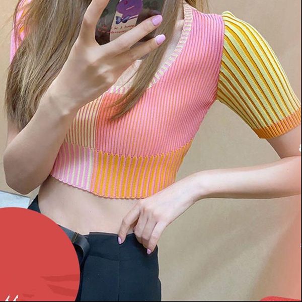 t shirts women knitted patchwork tee women crop t shirt o neck solid cotton solid short sleeve 2021 summer t shirts women, White
t shirts women knitted patchwork tee women crop t shirt o neck solid cotton solid short sleeve 2021 summer t shirts women, White