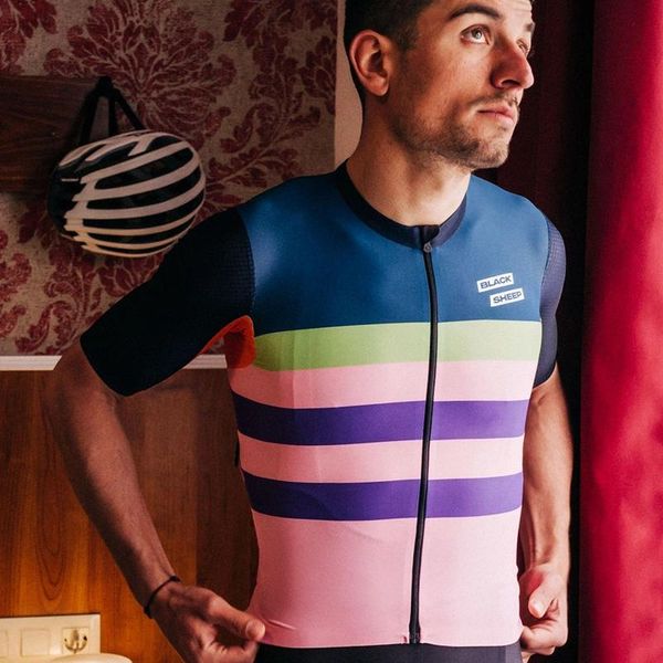 racing jackets 2021 black sheep cycling jersey men summer air mesh short sleeve bike riding shirt color stripes fashion wear mtb top, Black;red
racing jackets 2021 black sheep cycling jersey men summer air mesh short sleeve bike riding shirt color stripes fashion wear mtb top, Black;red