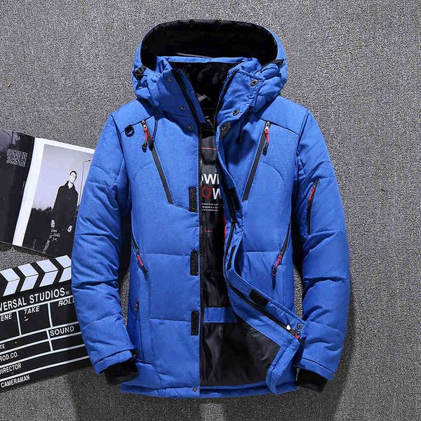 men's white duck down warm hooded thick puffer et coat male casual overcoat thermal winter parka men, Black
men's white duck down warm hooded thick puffer et coat male casual overcoat thermal winter parka men, Black