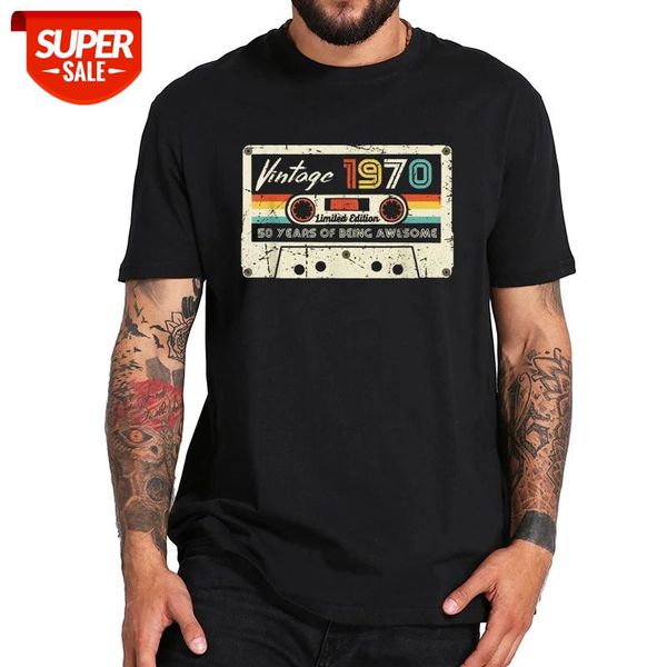 vintage 1970 t shirt made in 1970 50th birthday retro style tshirt 100% cotton eu size breathable tee #5540, White;black
vintage 1970 t shirt made in 1970 50th birthday retro style tshirt 100% cotton eu size breathable tee #5540, White;black