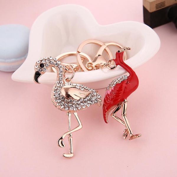keychains 2021 fashion crystal lovely flamingo shape keychain for women's bags pendants decoration animal car keyrings accessories jewe, Silver
keychains 2021 fashion crystal lovely flamingo shape keychain for women's bags pendants decoration animal car keyrings accessories jewe, Silver