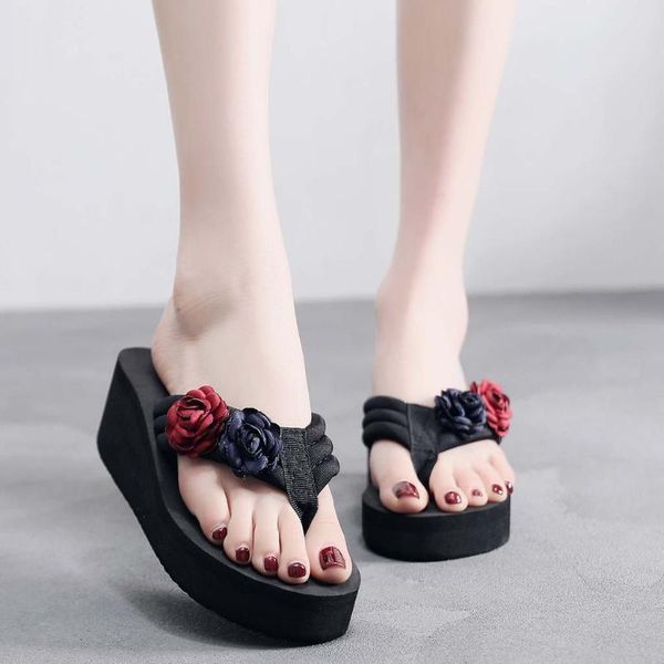 slippers 2021 summer women fashion flip flop shoes bowknot thick bottom non-slip sandals slipper platform chaussure femme y*, Black
slippers 2021 summer women fashion flip flop shoes bowknot thick bottom non-slip sandals slipper platform chaussure femme y*, Black