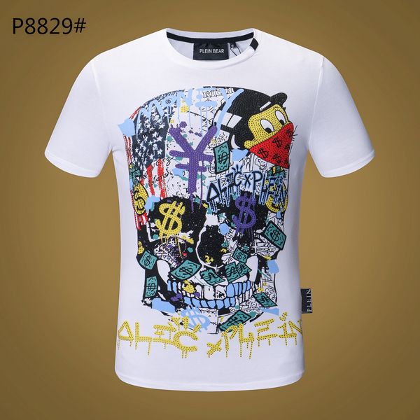 plein bear t shirt mens designer tshirts brand clothing rhinestone skull men t-shirts classical hip hop streetwear tshirt casual tees pb 114, White;black
plein bear t shirt mens designer tshirts brand clothing rhinestone skull men t-shirts classical hip hop streetwear tshirt casual tees pb 114, White;black