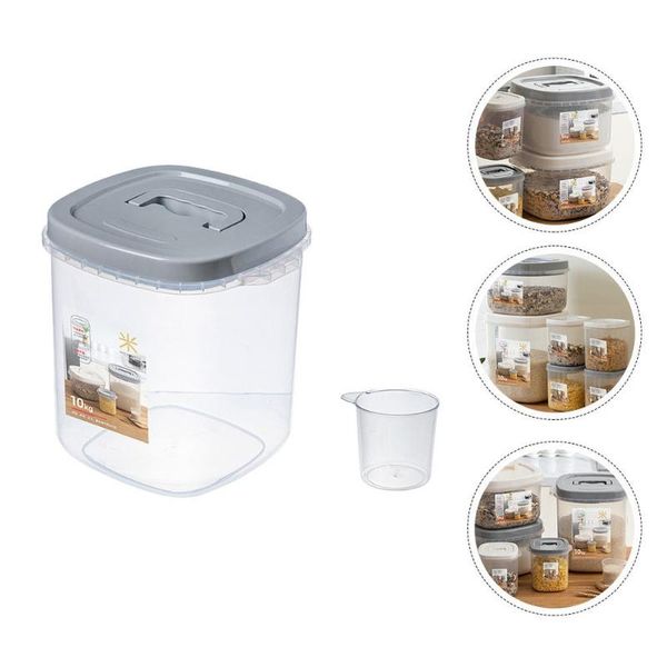 1pc moisture-proof storage can rice box rice bucket for home (grey) 
1pc moisture-proof storage can rice box rice bucket for home (grey)