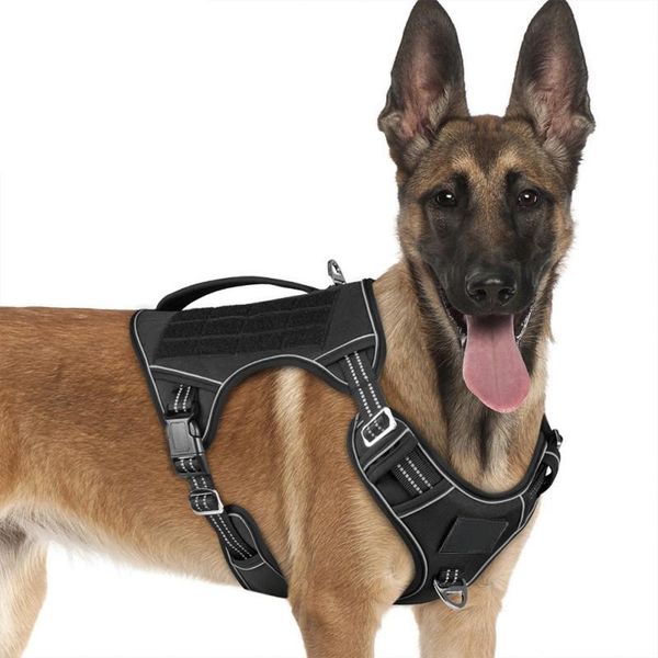 dog collars & leashes comfortable harness with easy control handle adjustable large safety walking vest black pet harnesses for army
dog collars & leashes comfortable harness with easy control handle adjustable large safety walking vest black pet harnesses for army