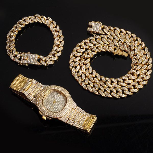 chains necklace +watch+bracelet hip hop miami curb cuban chain silver color full iced out paved rhinestones cz bling for men jewelry
chains necklace +watch+bracelet hip hop miami curb cuban chain silver color full iced out paved rhinestones cz bling for men jewelry