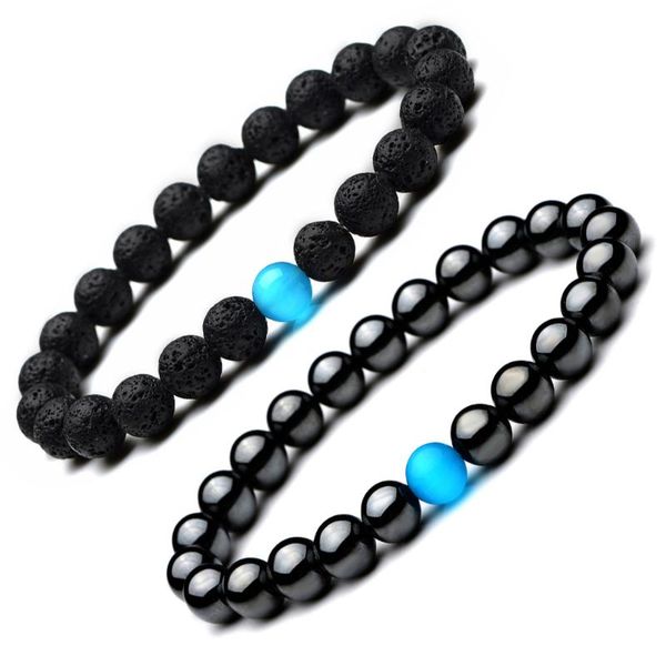 beaded, strands fashion lava stone opal bracelets men natural hematite obsidian beads balance bracelet charm good luck jewelry, Black
beaded, strands fashion lava stone opal bracelets men natural hematite obsidian beads balance bracelet charm good luck jewelry, Black