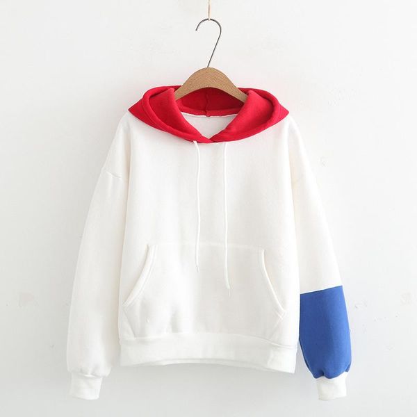women's hoodies & sweatshirts 2021 autumn female korean version of the loose sets solid color long-sleeved hooded plus velvet women, Black
women's hoodies & sweatshirts 2021 autumn female korean version of the loose sets solid color long-sleeved hooded plus velvet women, Black