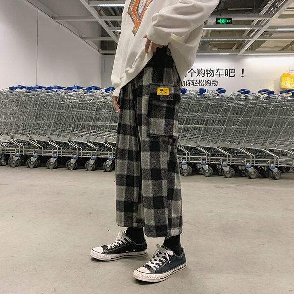 2021 new winter men's loose cargo casual pants baggy plaid printing trousers streetwear hip hop 3 color joggers sweatpants m-2xl 4jzm, Black
2021 new winter men's loose cargo casual pants baggy plaid printing trousers streetwear hip hop 3 color joggers sweatpants m-2xl 4jzm, Black