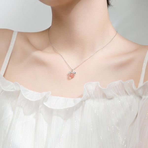 pendant necklaces mouse cute wholesale strawberry crystals anime jewelry charm 2021 trendy clavicle chain accessories for women, Silver
pendant necklaces mouse cute wholesale strawberry crystals anime jewelry charm 2021 trendy clavicle chain accessories for women, Silver