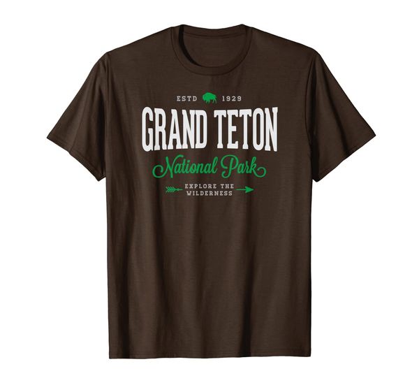 Grand Teton National Park T-Shirt, Wyoming Souvenir Gift Tee, Mainly pictures