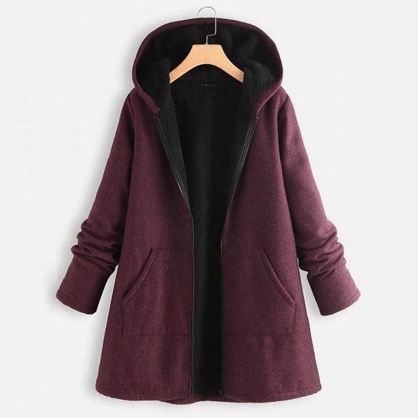 women's jackets women hoodie plus size all match autumn winter solid color warm coat streetwear, Black;brown
women's jackets women hoodie plus size all match autumn winter solid color warm coat streetwear, Black;brown