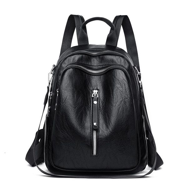 outdoor bags fashion women backpack youth pu leather black backpacks for teenage girls female school shoulder bag bagpack mochila
outdoor bags fashion women backpack youth pu leather black backpacks for teenage girls female school shoulder bag bagpack mochila