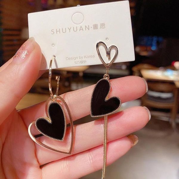 dangle & chandelier amorcome korean fashion jewelry earrings asymmetric love oorbellen statement women tassel heart-shaped long, Silver
dangle & chandelier amorcome korean fashion jewelry earrings asymmetric love oorbellen statement women tassel heart-shaped long, Silver