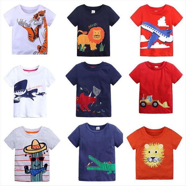 cotton boys t shirt summer cartoon animal printed short sleeve for kids tee girls, Blue
cotton boys t shirt summer cartoon animal printed short sleeve for kids tee girls, Blue