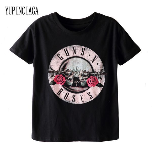 yupinciaga women black print t-shirt gun n roses tee vintage rock casual cotton t shirt o-neck short sleeve streetwear cx200622, White
yupinciaga women black print t-shirt gun n roses tee vintage rock casual cotton t shirt o-neck short sleeve streetwear cx200622, White