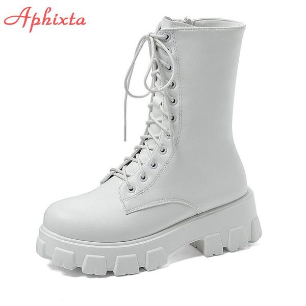 boots aphixta winter breathable platform women's high boots6cm chuky sole heels women zipper height increasing goth plus large size 43, Black
boots aphixta winter breathable platform women's high boots6cm chuky sole heels women zipper height increasing goth plus large size 43, Black