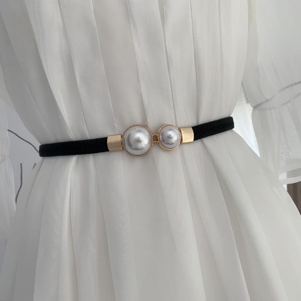 belts elegant women pearl belt pu leather dress skirt waist elastic thin ladies waistband, Black;brown
belts elegant women pearl belt pu leather dress skirt waist elastic thin ladies waistband, Black;brown