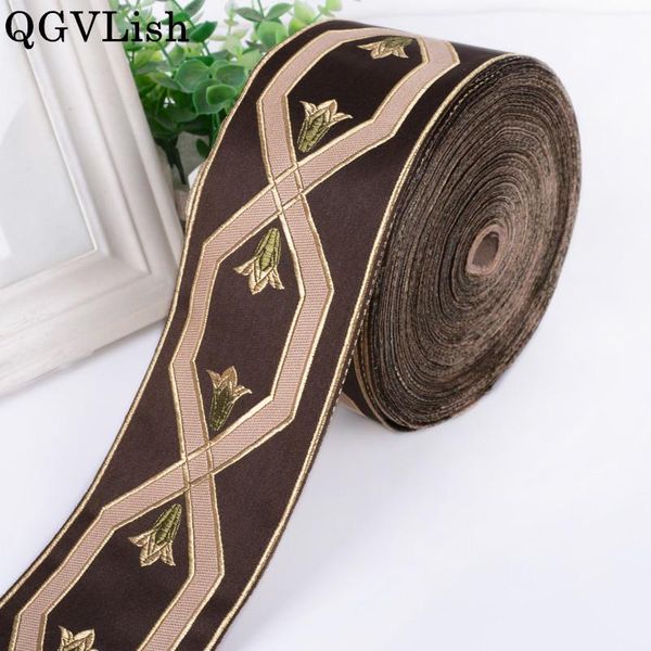 qgvlish 25m/roll 9cm width jacquard lace ribbon belt trim diy for cushion sofa clothing curtain accessories lace trims decor
qgvlish 25m/roll 9cm width jacquard lace ribbon belt trim diy for cushion sofa clothing curtain accessories lace trims decor