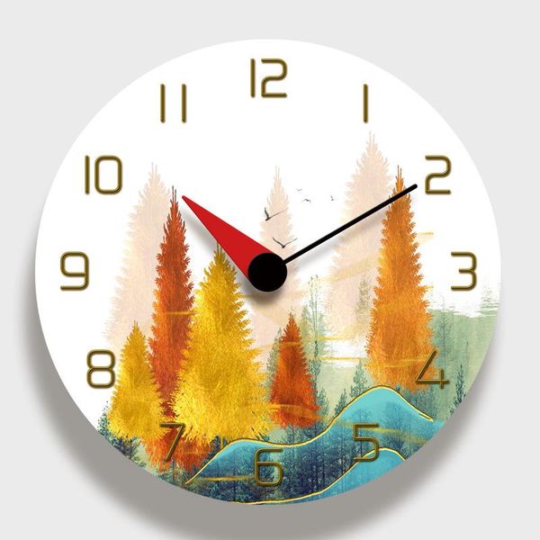 wall clocks acrylic clock creative beautiful forest trees painted suitable for living room office
wall clocks acrylic clock creative beautiful forest trees painted suitable for living room office