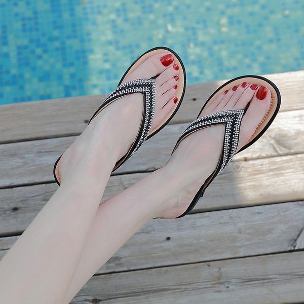 sandals women flat flip flops 2021 open toe summer beach shoes casual ladies slides cross design female flip-flop, Black
sandals women flat flip flops 2021 open toe summer beach shoes casual ladies slides cross design female flip-flop, Black