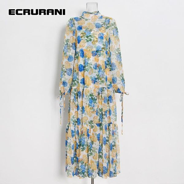 casual dresses ecrurani print dress for women stand collar lantern long sleeve hit color lace up vintage female 2021 spring clothes, Black;gray
casual dresses ecrurani print dress for women stand collar lantern long sleeve hit color lace up vintage female 2021 spring clothes, Black;gray
