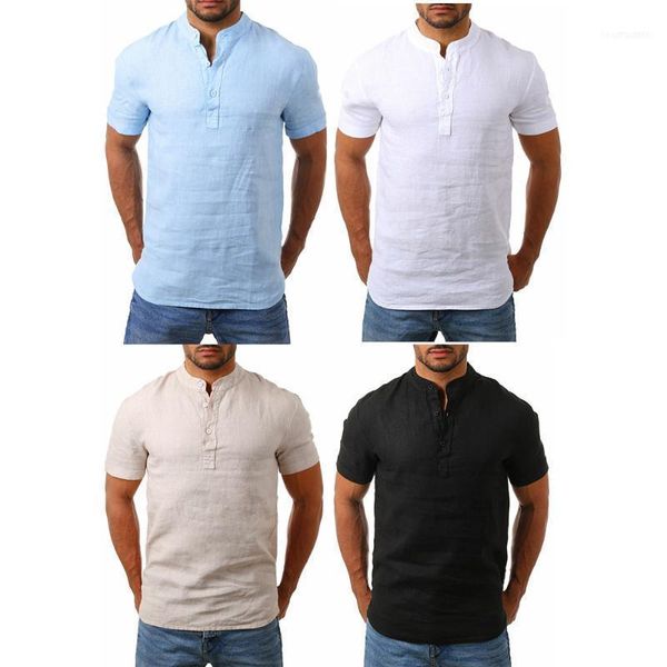 men's casual shirts size shirt linen fashion beach holiday travel short-sleeved shirt1, White;black
men's casual shirts size shirt linen fashion beach holiday travel short-sleeved shirt1, White;black