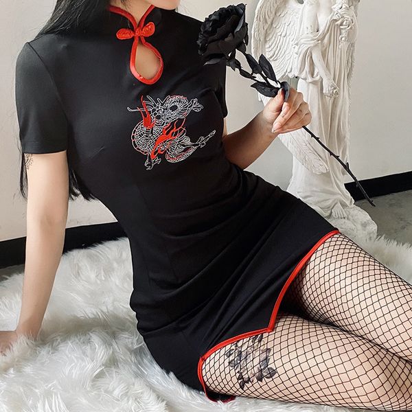 punk grunge gothic black dresses women harajuku patchwork embroidery splice hollow out dress autumn zipper bow c0304, Black;gray
punk grunge gothic black dresses women harajuku patchwork embroidery splice hollow out dress autumn zipper bow c0304, Black;gray