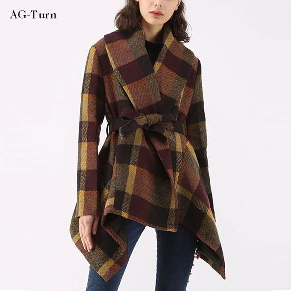 women's wool & blends plus size women woolen coats 2021 4xl 5xl autumn winter commuter vintage belt waist overcoat thick female warm pl, Black
women's wool & blends plus size women woolen coats 2021 4xl 5xl autumn winter commuter vintage belt waist overcoat thick female warm pl, Black