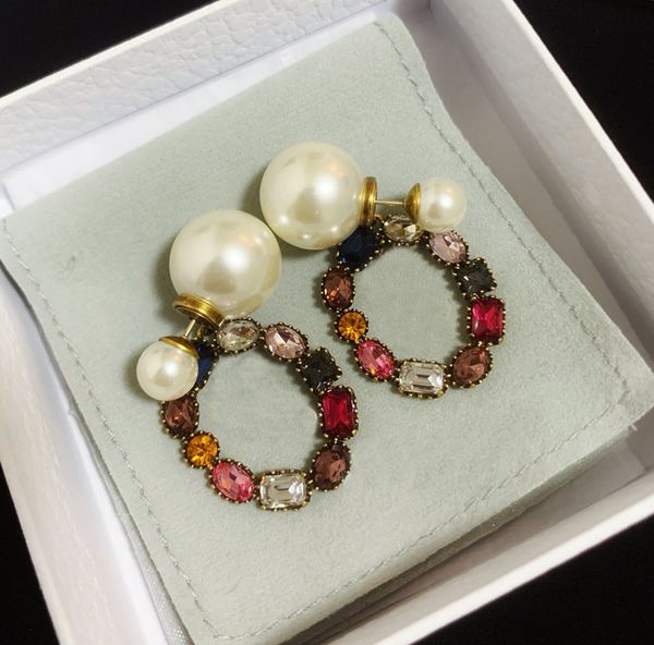 2021 earrings color diamond design luxury women pearl present stud brass gilded 925 silver needle anti allergy party jewelry customization e, Golden;silver
2021 earrings color diamond design luxury women pearl present stud brass gilded 925 silver needle anti allergy party jewelry customization e, Golden;silver