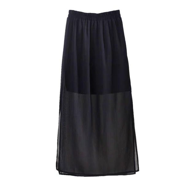 plus size pants women solid chiffon long skirt ankle-length beach skirts casual loose straight split buttoms l-7xl 8xl, Black
plus size pants women solid chiffon long skirt ankle-length beach skirts casual loose straight split buttoms l-7xl 8xl, Black