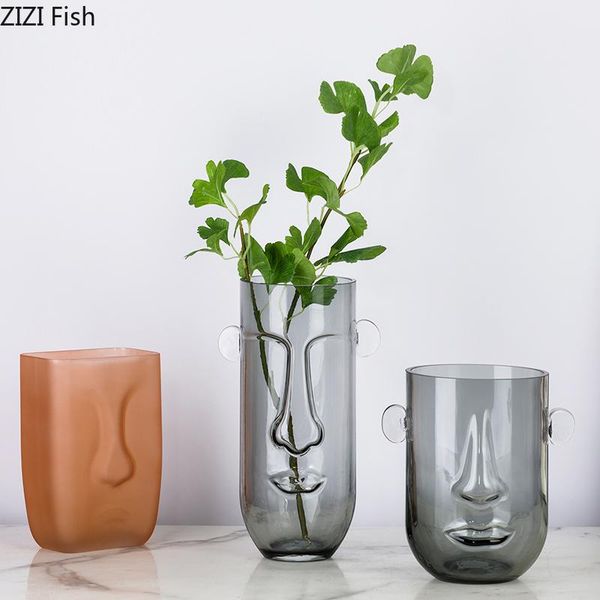 abstract human face glass vase floral desk decoration ornaments flower arrangement home decor modern transparent frosted vases
abstract human face glass vase floral desk decoration ornaments flower arrangement home decor modern transparent frosted vases