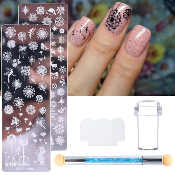 nail art kits 2021nail stamping plates kit leaf dandelion snowflakes stencils silicone stamper sponge brush design
nail art kits 2021nail stamping plates kit leaf dandelion snowflakes stencils silicone stamper sponge brush design