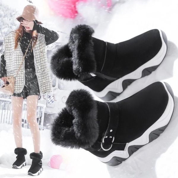 boots 2021 womens ankle boot warm plush winter shoes for woman wedges high heels ladies snow botas de mujer, Black
boots 2021 womens ankle boot warm plush winter shoes for woman wedges high heels ladies snow botas de mujer, Black