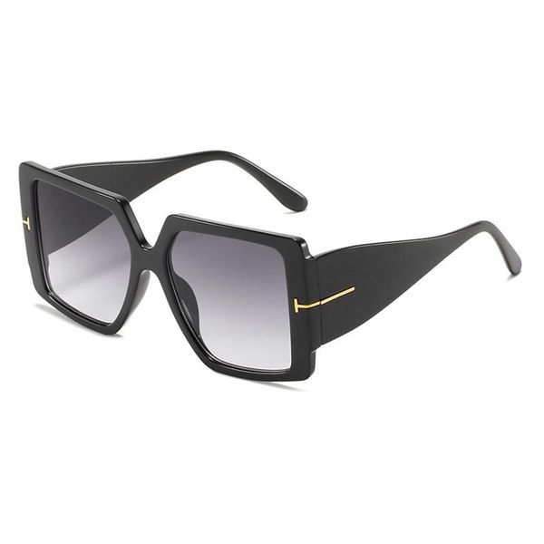 sunglasses 2021 brand design black gradient for women men fashion luxury vintage square oversized uv400 sun glasses, White;black 
sunglasses 2021 brand design black gradient for women men fashion luxury vintage square oversized uv400 sun glasses, White;black